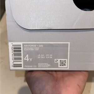 Nike Air Force 1 (GS) White/Fuchsia